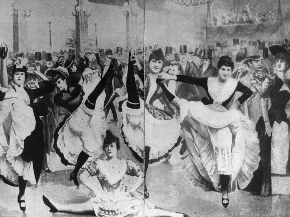 Tänzer im Moulin Rouge. 1890.