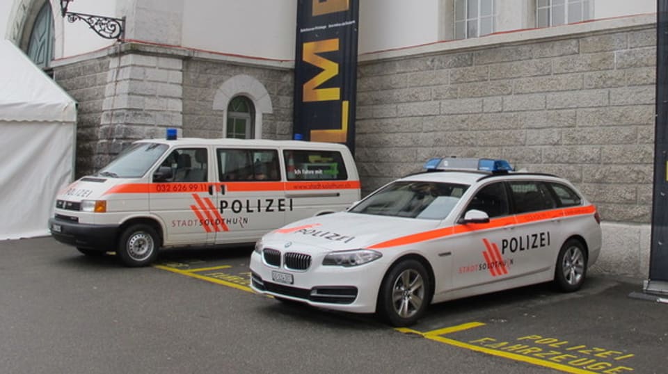 Polizeiautos.