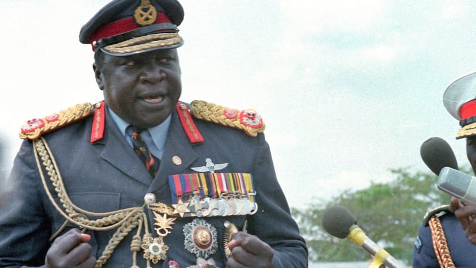 Idi Amin in einer Aufnahme von 1978