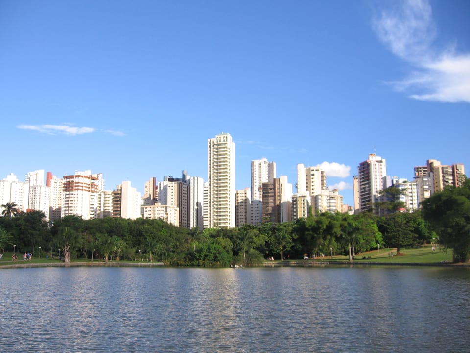 Skyline der zentralbrasilianischen Stadt.