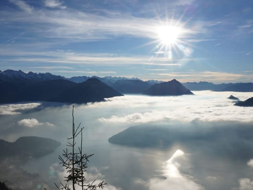 Nebelmeer in der Zentralschweiz