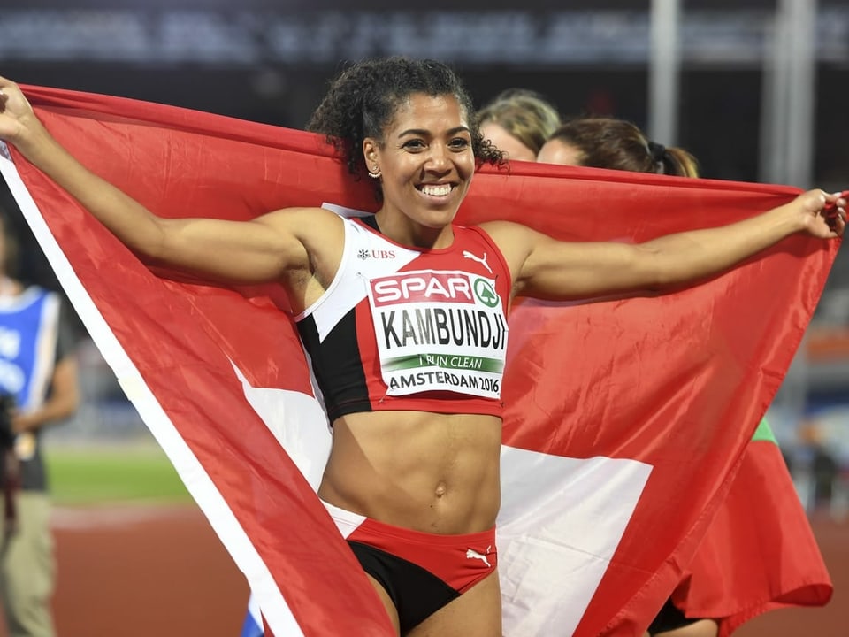 Rannte 2016 in 11,25 Sekunden zu EM-Bronze Kambundji
