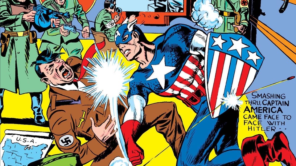 Erste Comic Ausgabe von Captain America