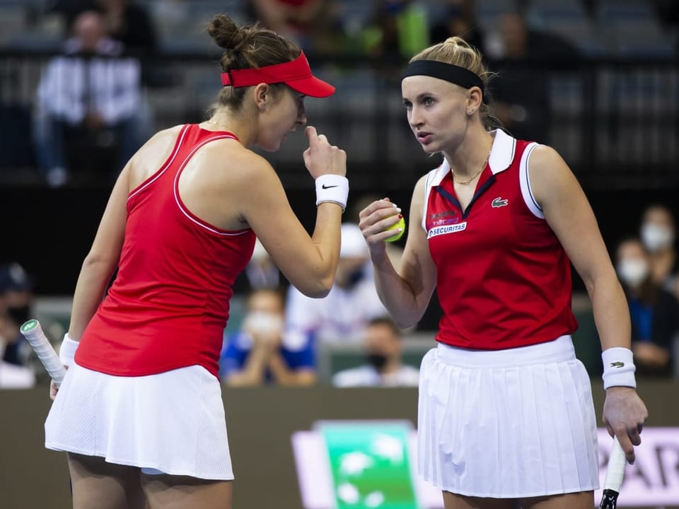 Schon 2021 Teamleaderinnen Belinda Bencic und Jil Teichmann.