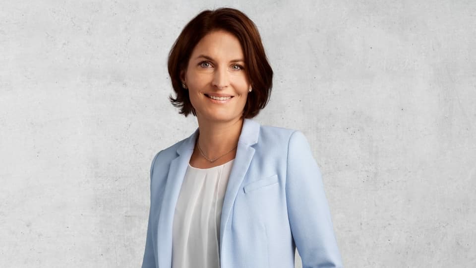 Porträt von Saskia Schenker, Präsidentin der FDP Baselland.