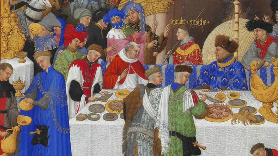 Mittelalterliches Festmahl