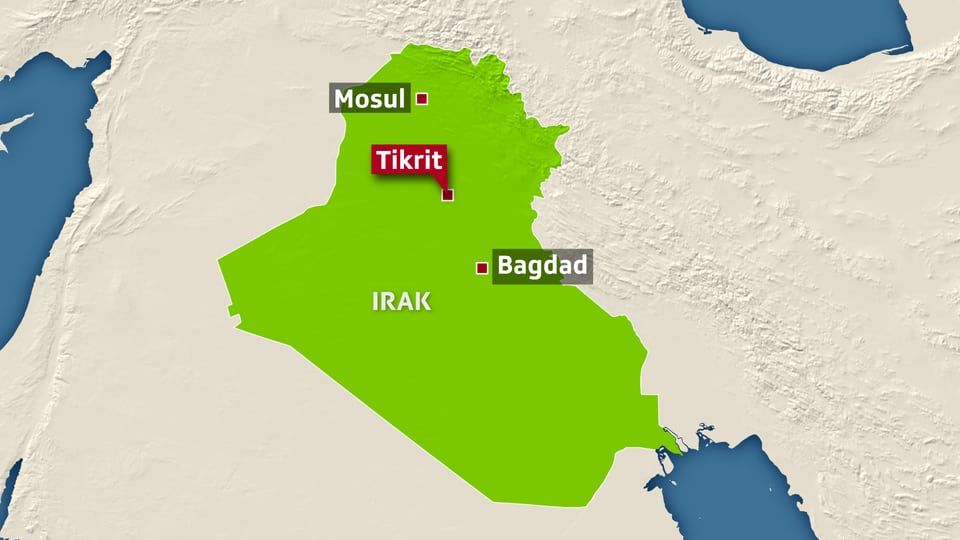 Karte Iraks
