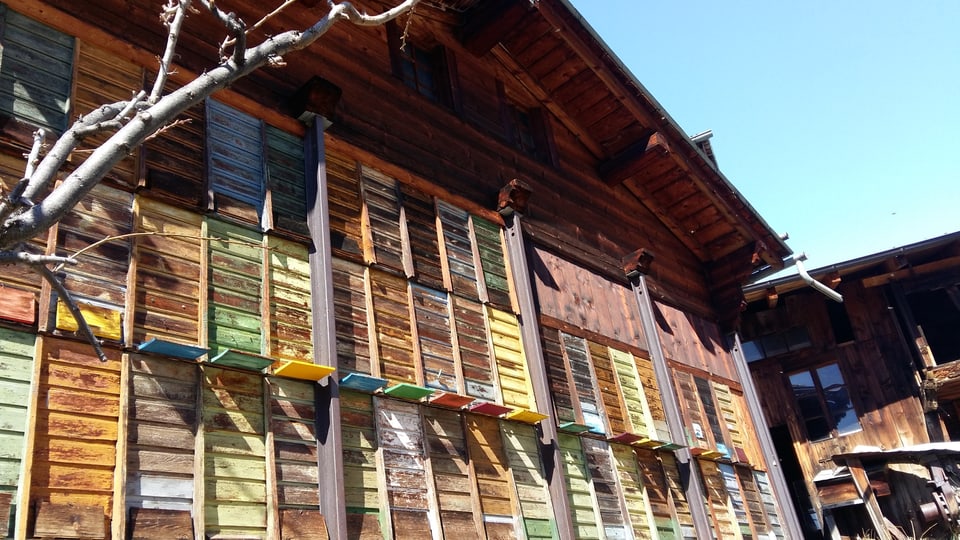 Bienenhaus im Lötschental. 