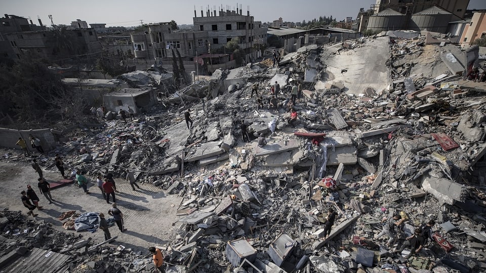 Zerstörung im Gazastreifen.