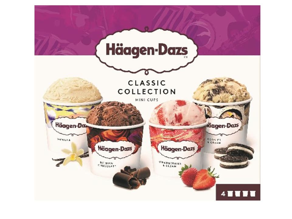 Häagen-Dazs Classic Collection 95mlx4