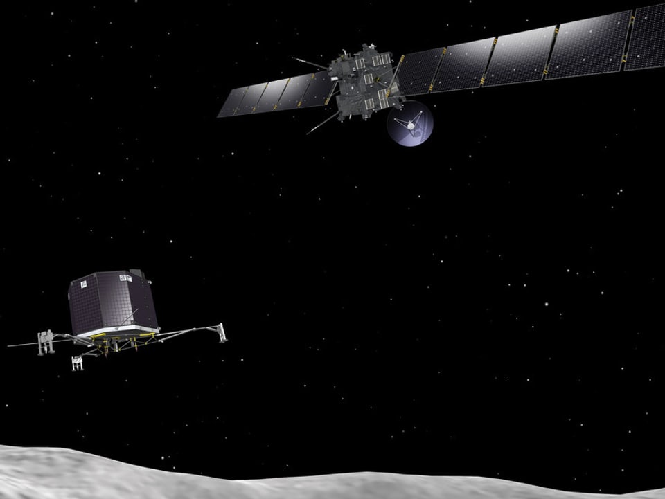 Raumsonde Rosetta und Landegerät Philae