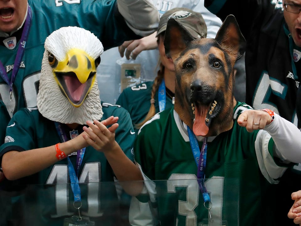 Die Philadelphia Eagles zeigten sich im Super Bowl bissig.