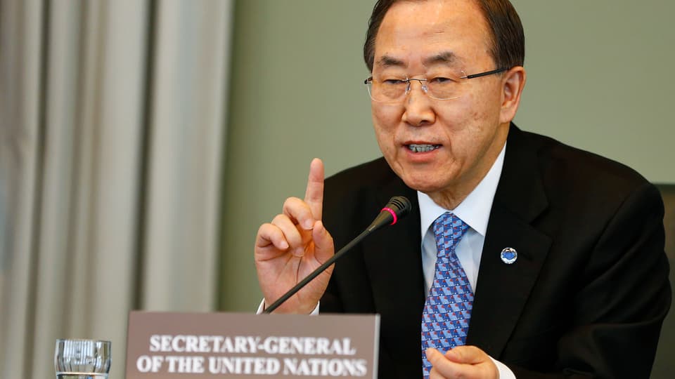 UNO-Generalsekretär Ban Ki Moon