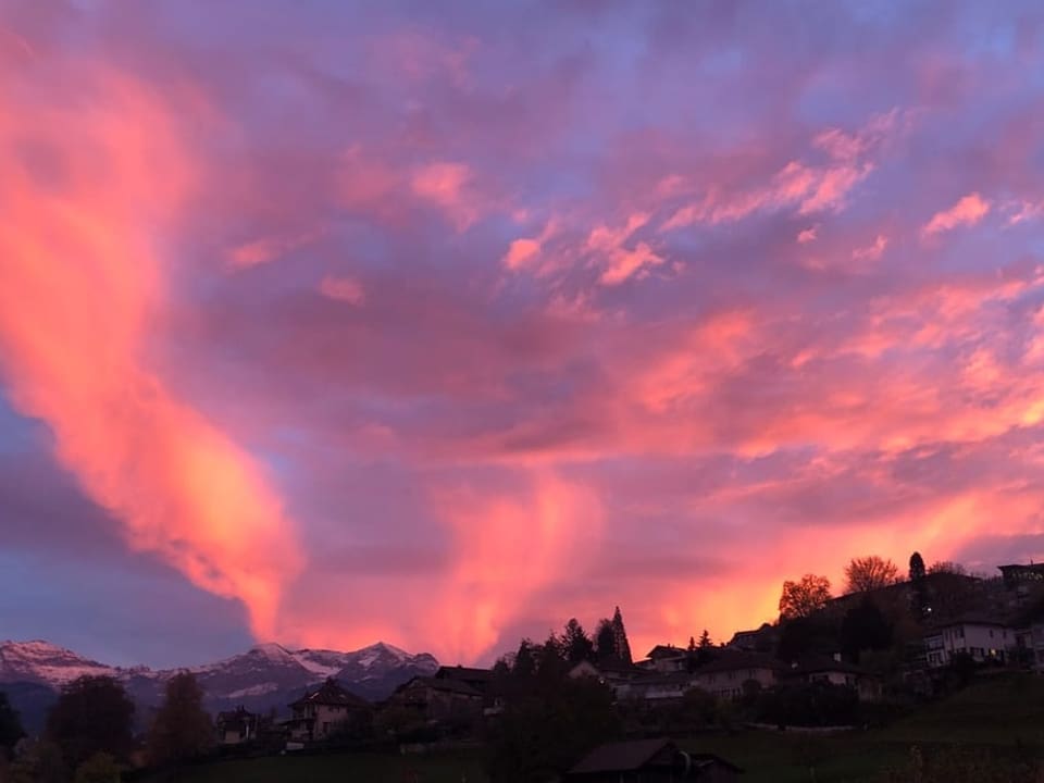 Spiez/BE Abendglühen