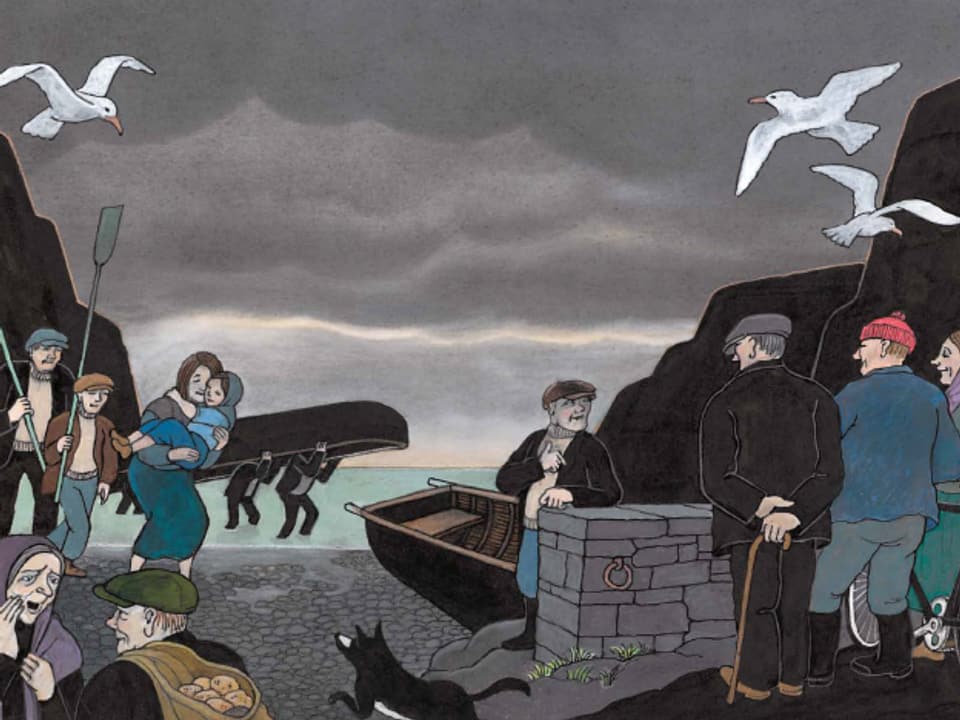 Illustration aus Tomi Ungerers «Der Nebelmann»