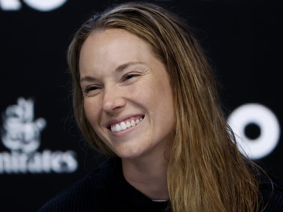War auf und neben dem Platz flott unterwegs Danielle Collins.