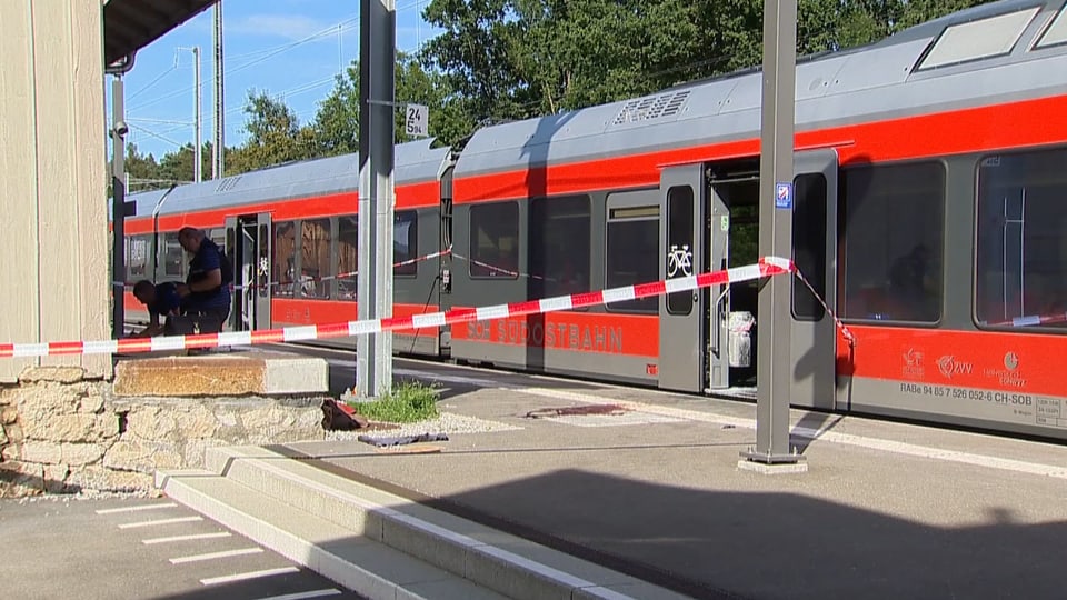 Attacke auf Zugpassagiere im Rheintal
