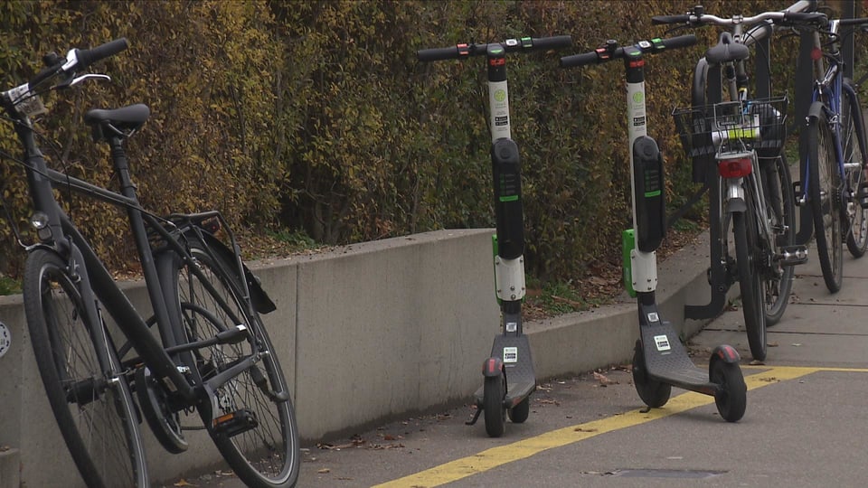 E-Trottis an jeder Ecke