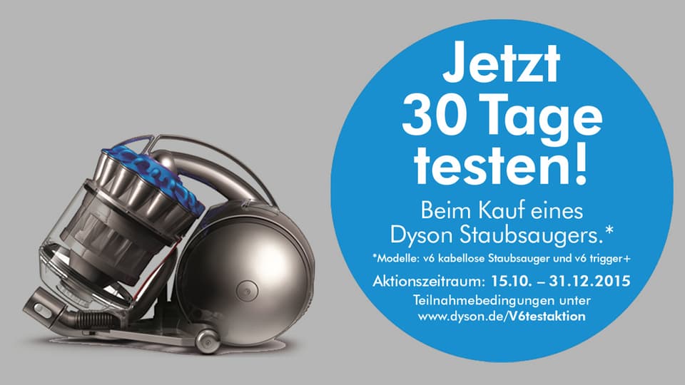 Kann man einen Dyson zurückgeben?