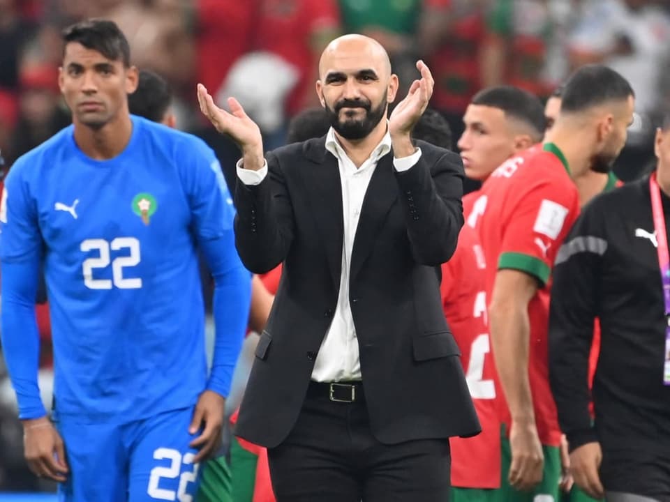 Marokko-Coach Walid Regragui.
