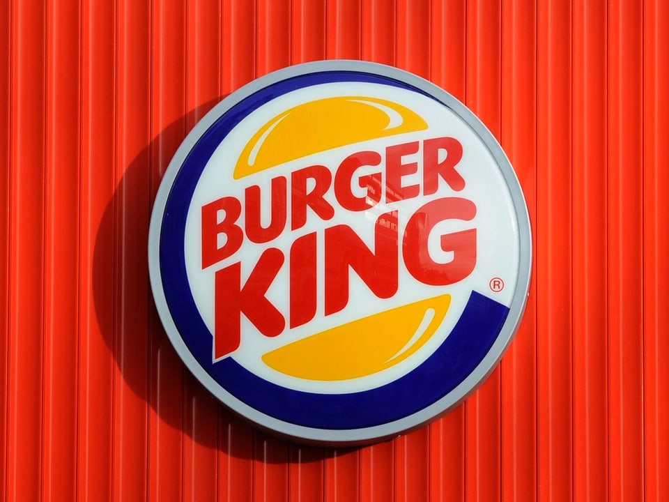 Schild des Fast-Food-Giganten Burger King.