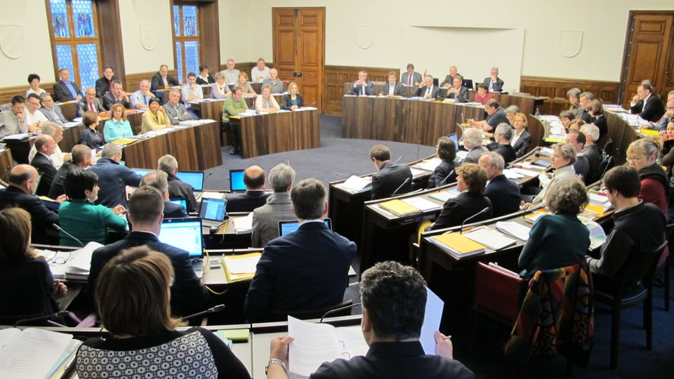 Blick in die Session des Solothurner Kantonsparlamentes vom 7. Mai 2014.