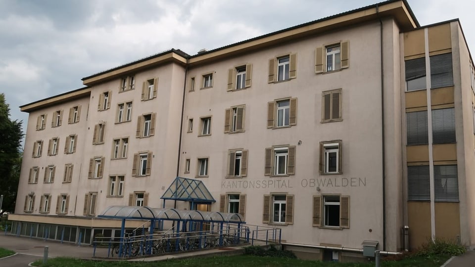 Ansicht des heutigen Psychiatriegebäudes in Sarnen.