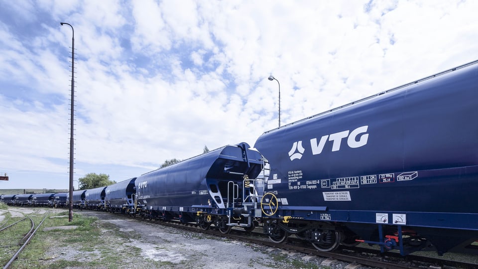 Güterwaggons der Deutschen VTG