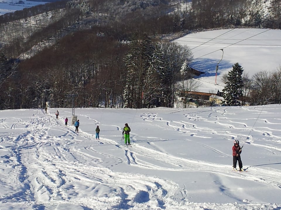 Skilift Oltingen in Betrieb