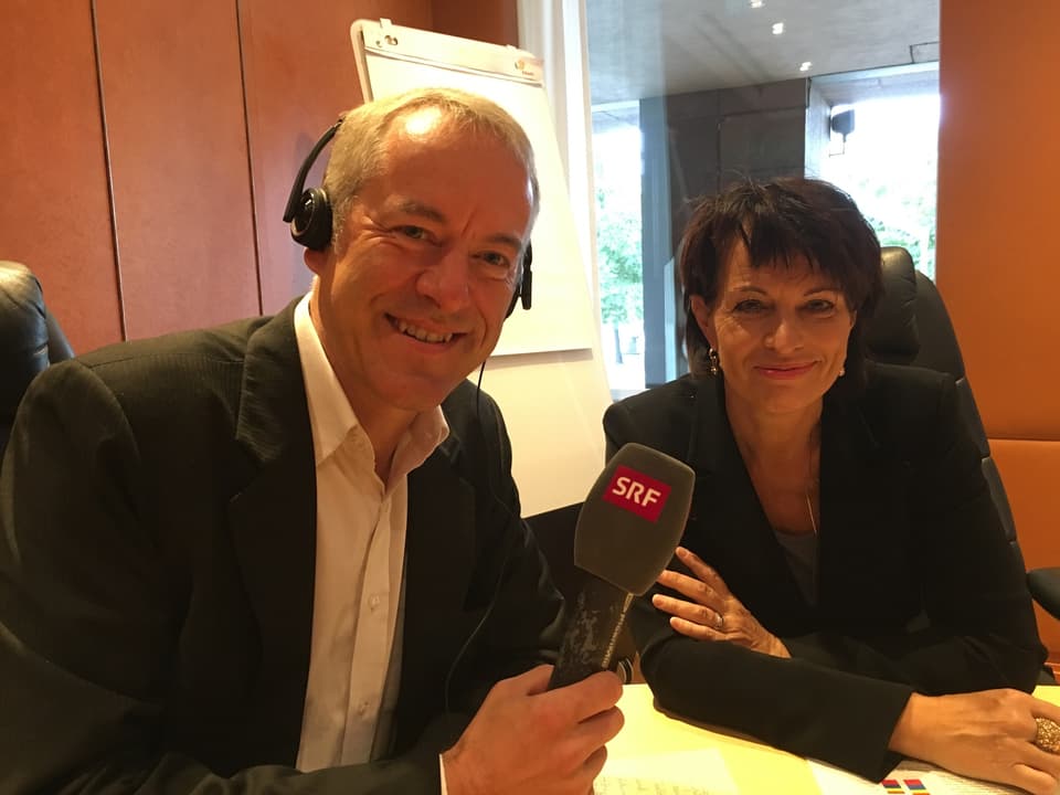 Bruno Kaufmann  interviewt Doris Leuthard