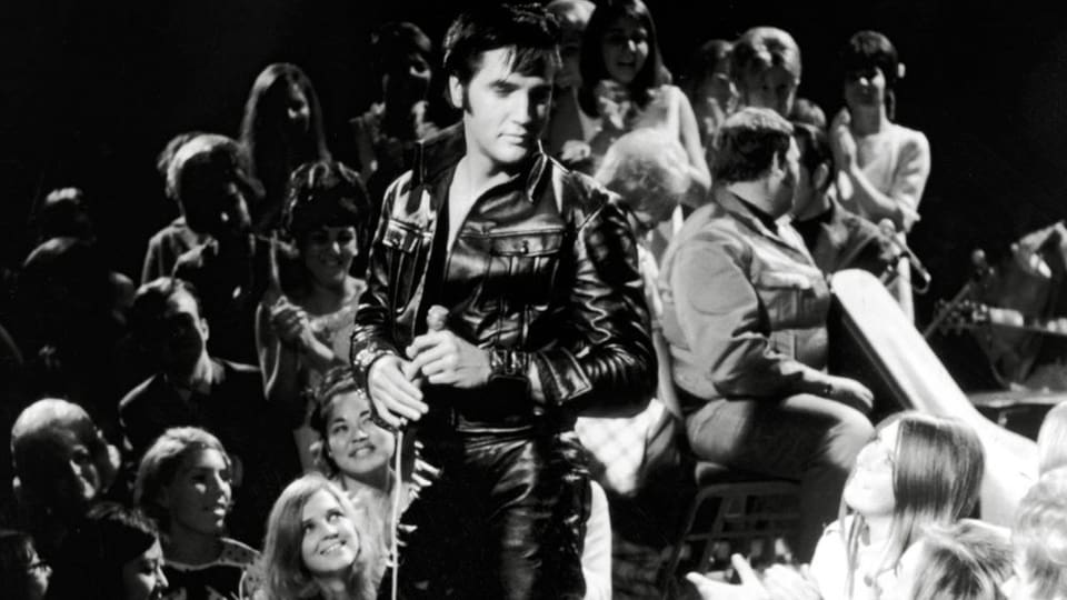 Elvis in Leder