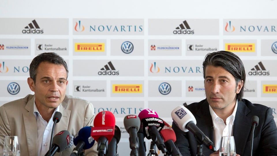 Medienkonferenz zur Beendigung des Engagements von Murat Yakin als Cheftrainer des FC Basel.