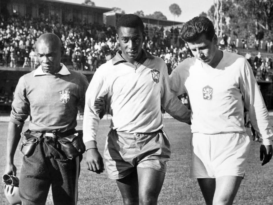 Pelé an der WM 1962.