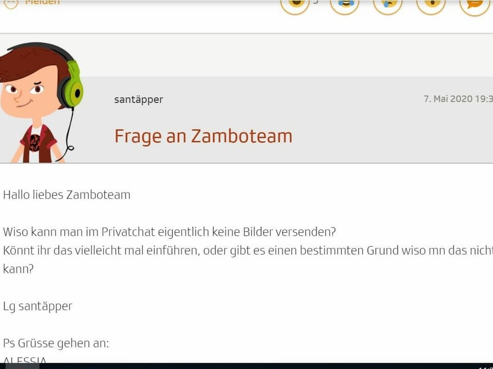 Warum kann ich im Privatchat keine Fotos verschicken? Warum kann ich im Privatchat keine Fotos verschicken?