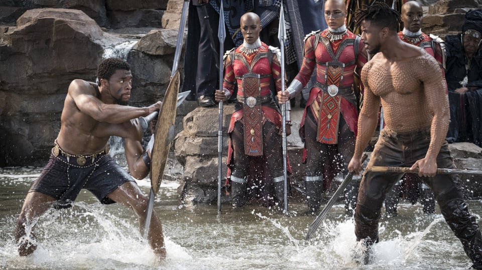 Kämpfen um den Thron von Wakanda Black Panther
