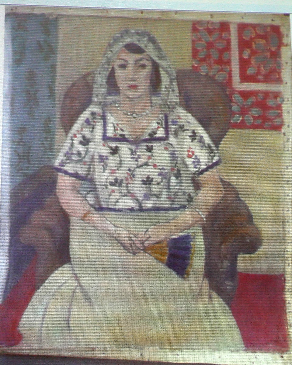 Ein Gemälde des Franzosen Henri Matisse: «Sitzende Frau».