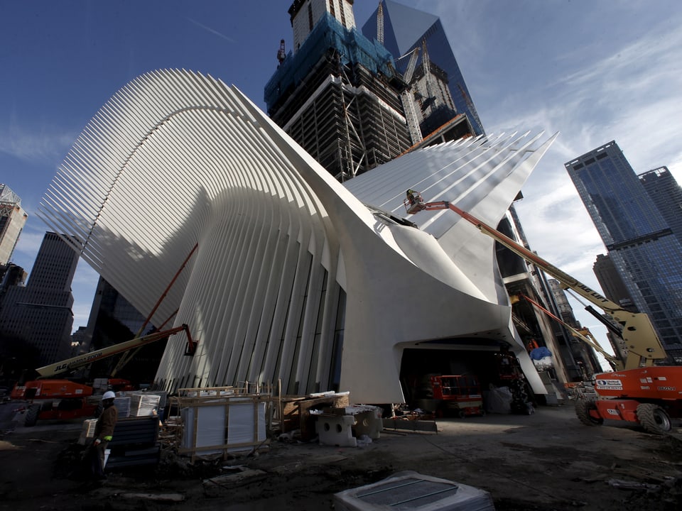 «Oculus» ragt auf Ground Zero aus dem Boden. 