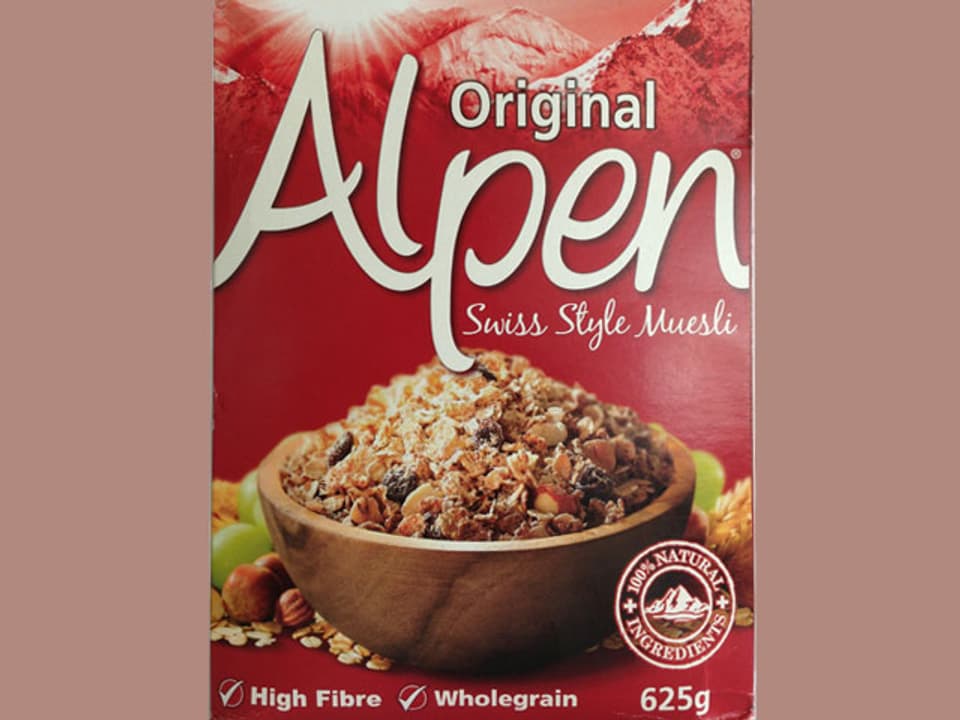 Verpackung Alpen-Müesli