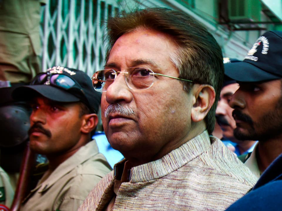 Portrait von Pervez Musharraf.
