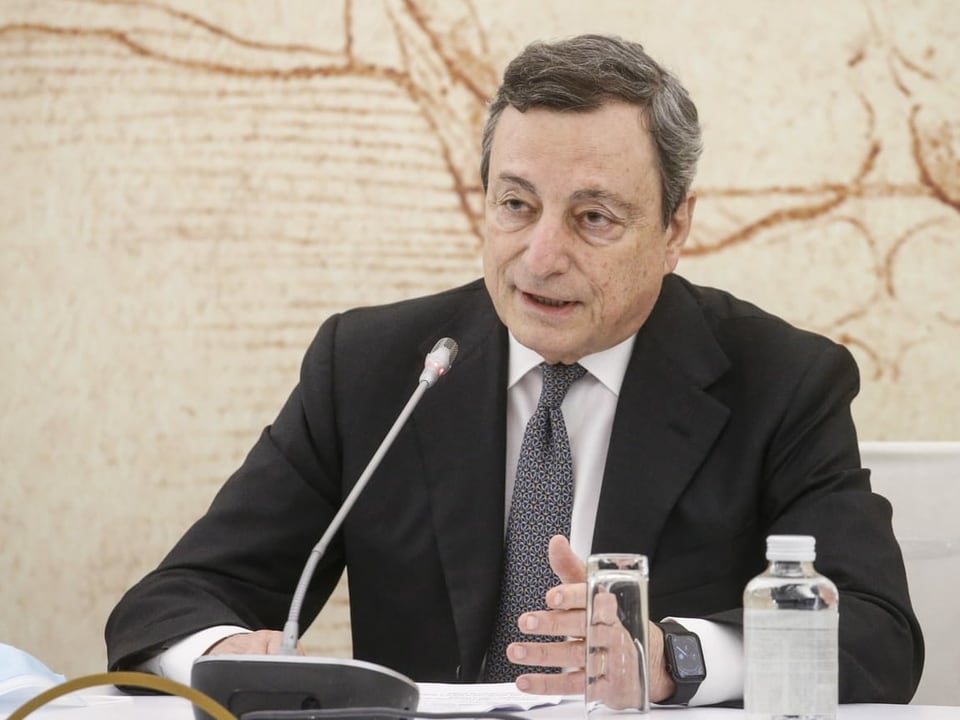 Italiens Premierminister Mario Draghi. 
