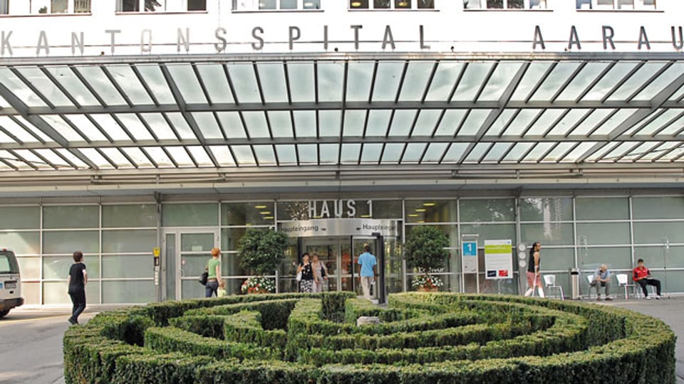 Eingang Kantonsspital Aarau