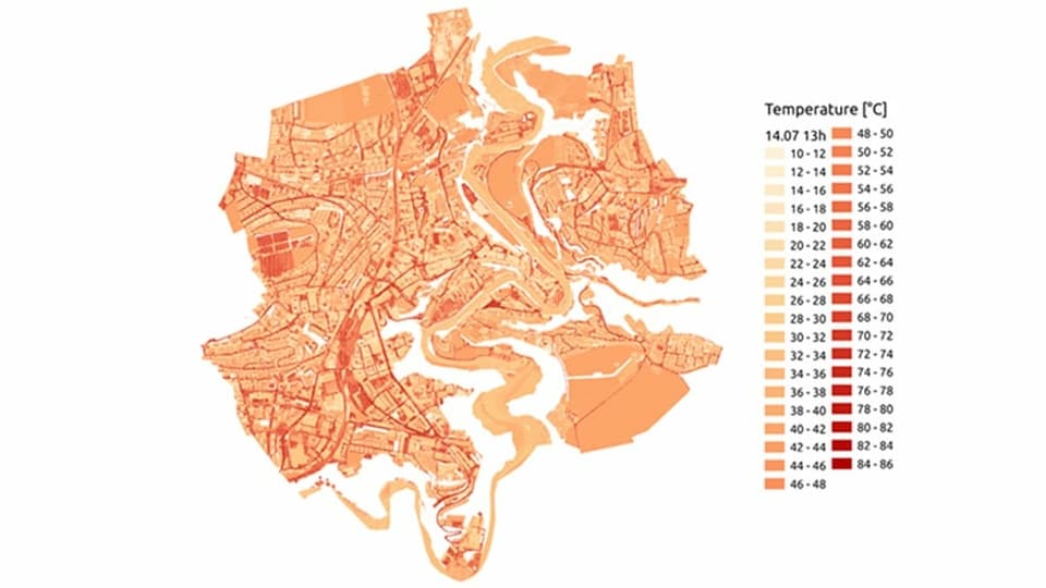 Wärmekarte Grafik.