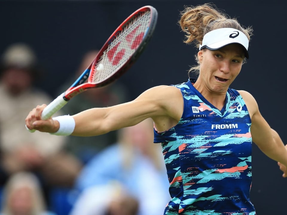 Misslungene Wimbledon-Hauptprobe Viktorija Golubic scheidet in Eastbourne in der 1. Runde aus.