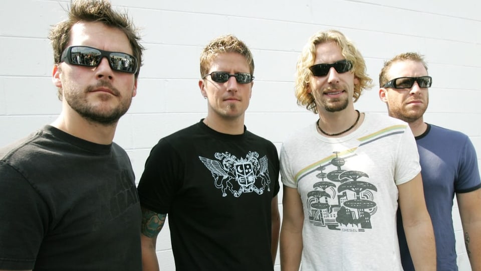 Nickelback auf dem Höhepunkt ihres Erfolgs Mitte der 00er-Jahre Nickelback auf dem Höhepunkt ihres Erfolgs Mitte 00er-Jahre: 2001 schafften sie mit «How You Remind Me» den Durchbruch.