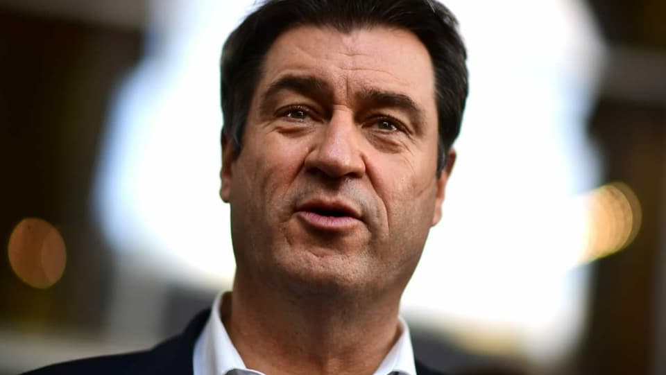 Markus Söder in Nahaufnahme