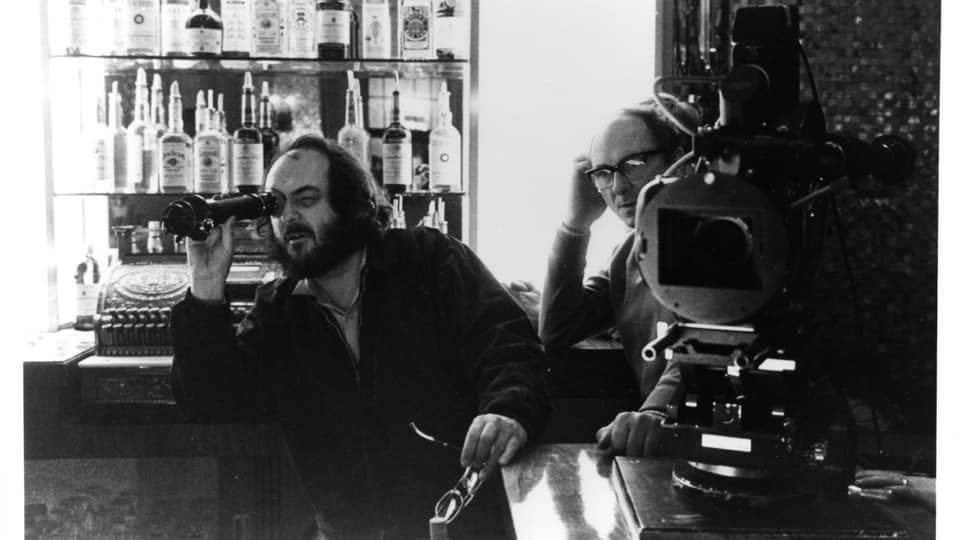 Stanley Kubrick und John Alcott auf dem Set von «The Shining».