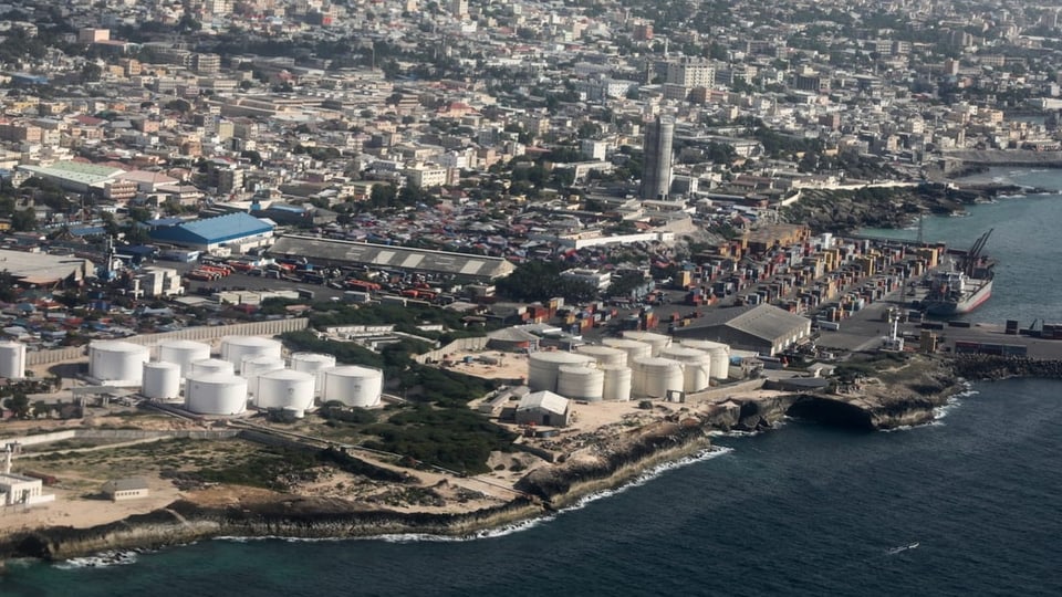 Der internationale Hafen der Hauptstadt Mogadischu.