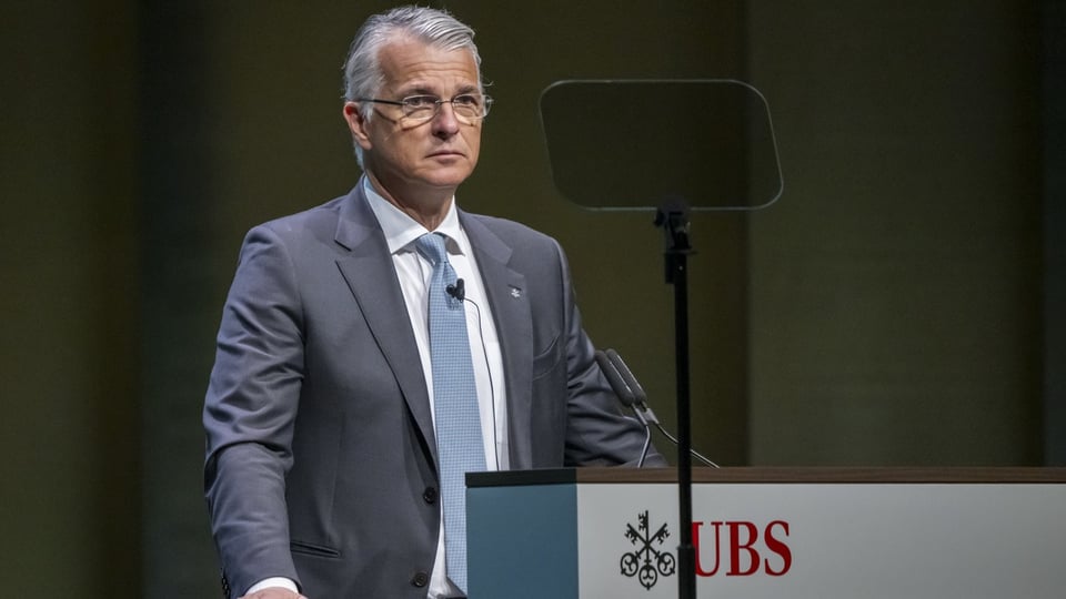 Sergio Ermotti am UBS-Rednerpult