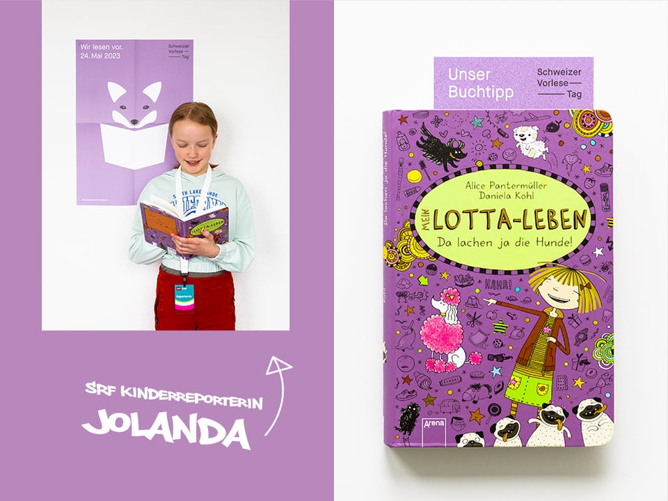 Jolanda liest aus dem Buch «Mein Lotta Leben: Da lachen ja die Hunde!»