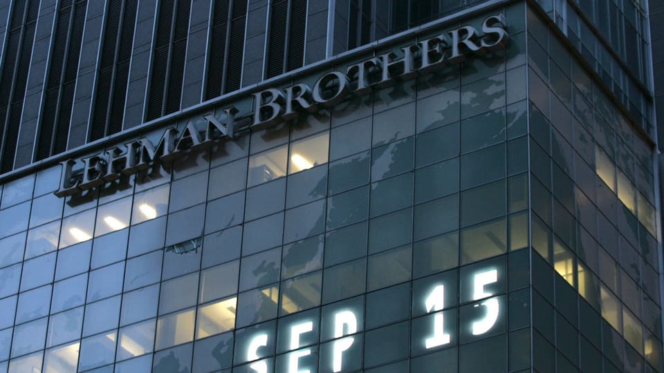 Das Ende der 158 Jahre alten Investmentbank Lehman Brothers kam am 15.9.2008